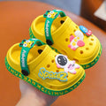 Children's Slippers Summer Girls' Cute Cartoon Indoor Soft-soled Non-slip Boys' Baby's Household Baotou Sandals Hole Shoes